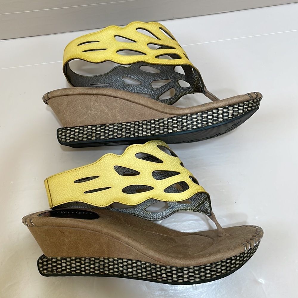 MODZORI REVERSIBLE SANDALS IN LEATHER‎ - Picture 4 of 10